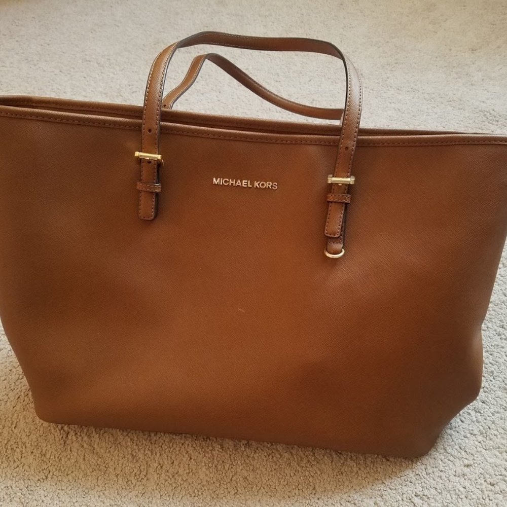 Micheal Kors Jet Set Travel Med. Top-Zip Tote Bag